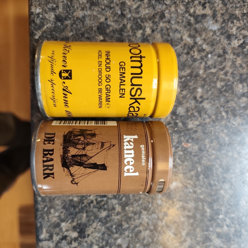 Vintage Spice Cans